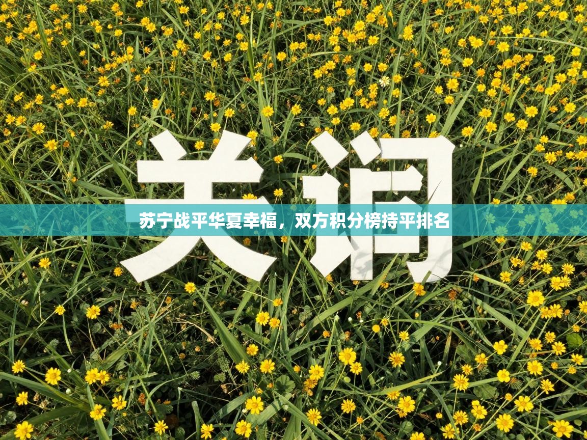 苏宁战平华夏幸福,双方积分榜持平排名 第2张